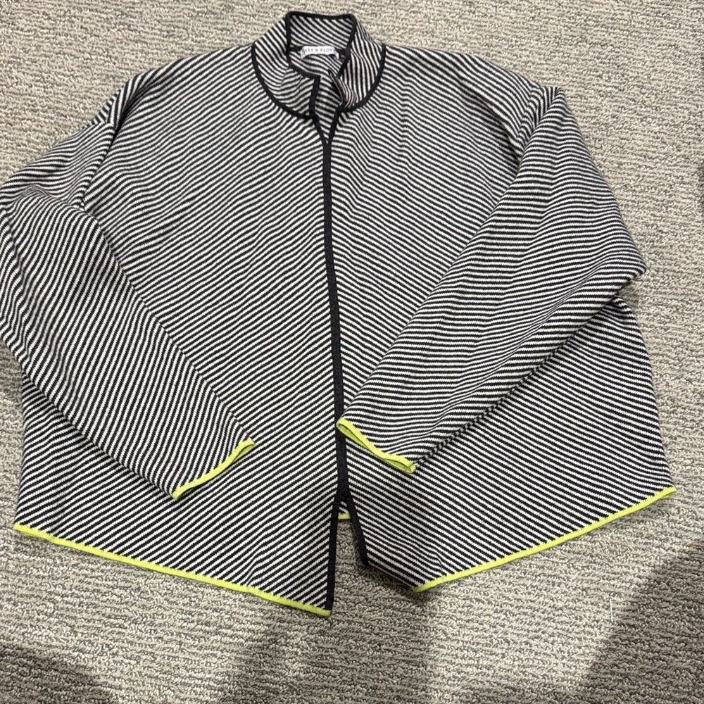 Black and White Striped Sweater